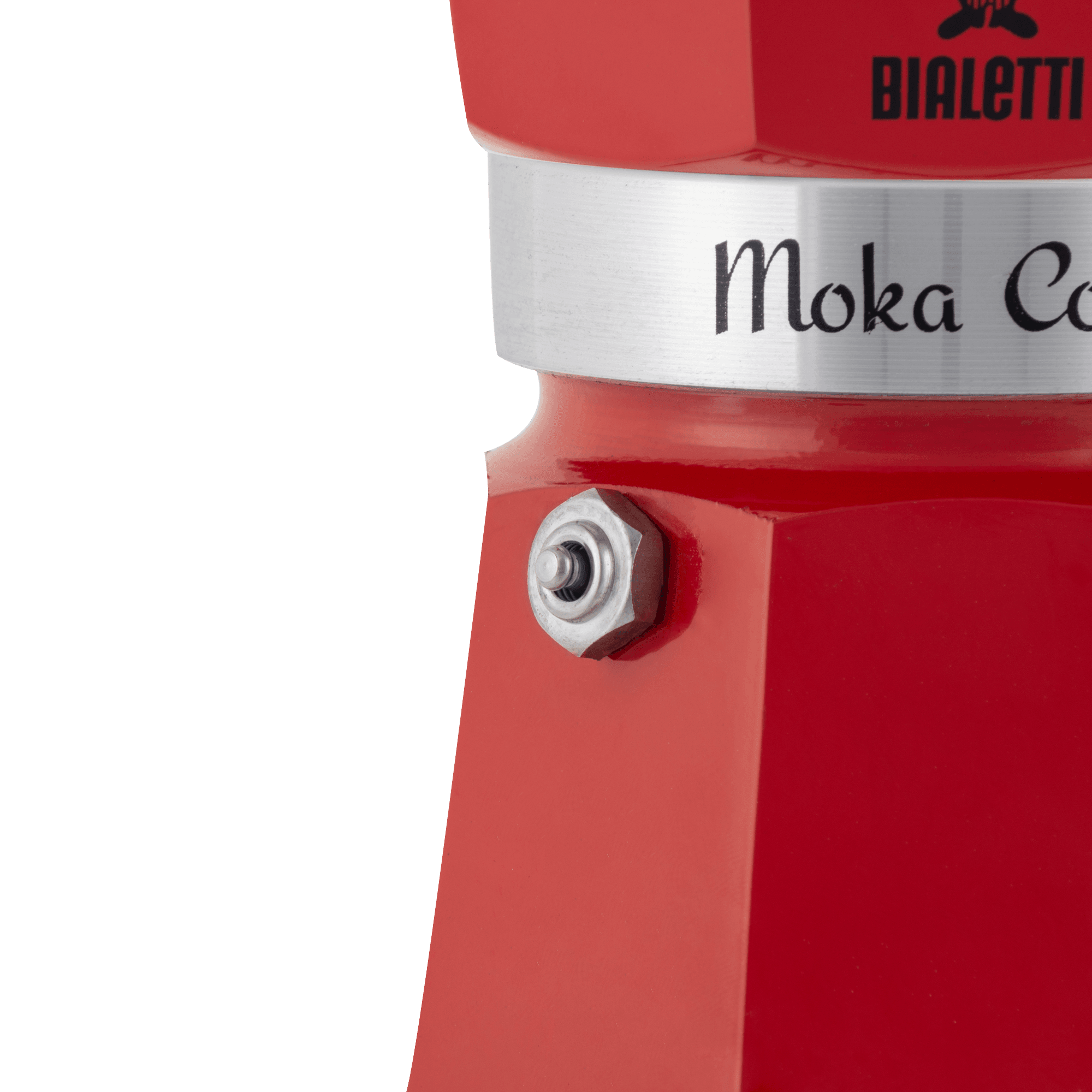 Espressokocher Moka Express rot 6 Tassen