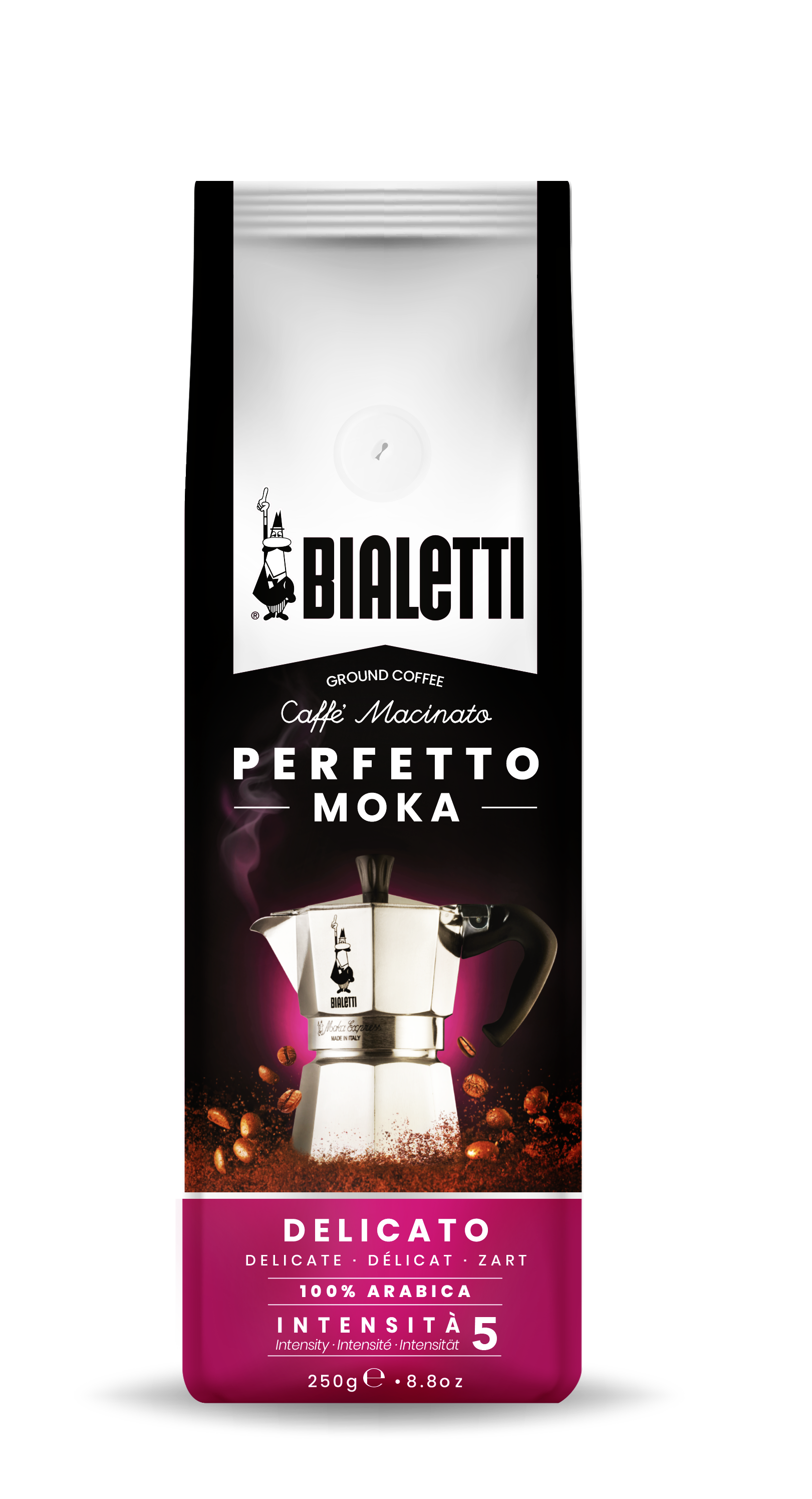 Bialetti Perfetto Moka Delicato gemahlen 250g